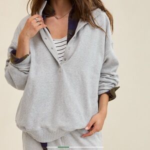 Aerie Heather Gray Oh Snap! Sweatshirt
